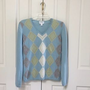 Blue Cashmere Charter Club Sweater